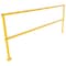Vestil Steel Square Safety Handrail 98-1/2 In. x 4 In. x 42 In. Yellow SQ-96 - alternate 1